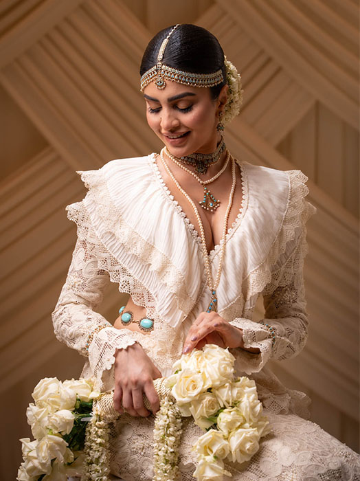 Bridal Beeralu Ruffles