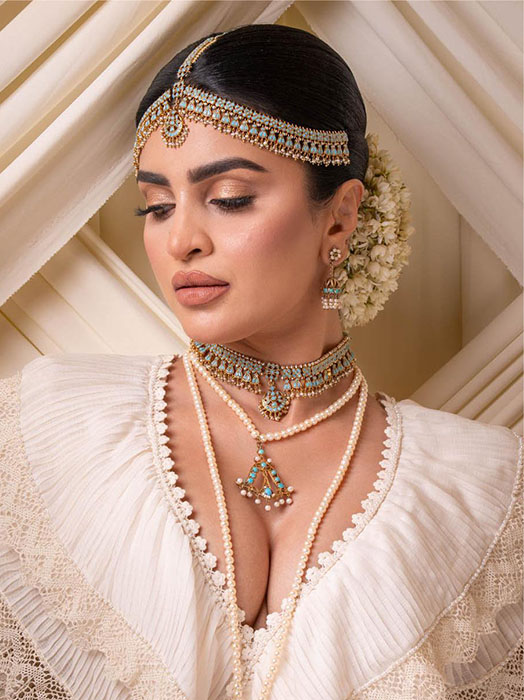 Jewellery - Bridal Set Gold-Pearl-Turquoise