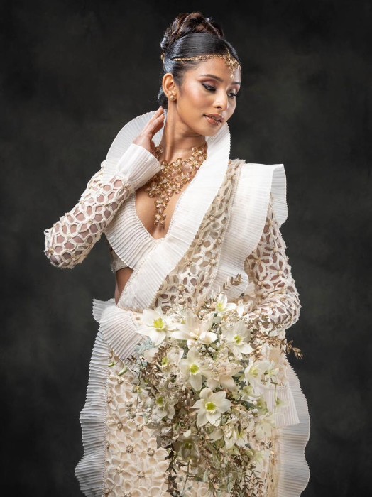 Kandyan with collar jacket